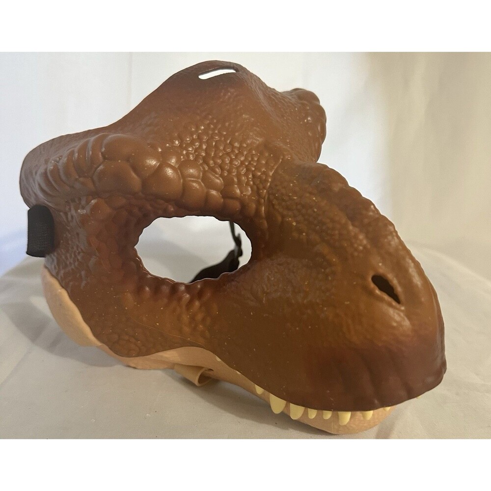 🖤Jurassic World T-Rex Dinosaur Mask Moving Jaw Mattel Play Costume Mask